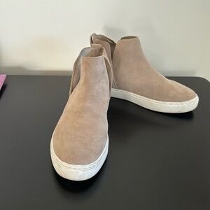 Birdies The Falcon High Top Sneaker in Oat Suede